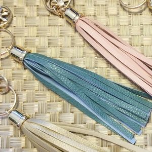 !SALE!Tassle Keychain / Bag Charm - Turquoise Blue